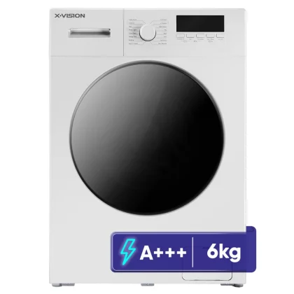 ماشین لباسشویی ایکس ویژن TE62-AW/AS ظرفیت 6 کیلوگرم